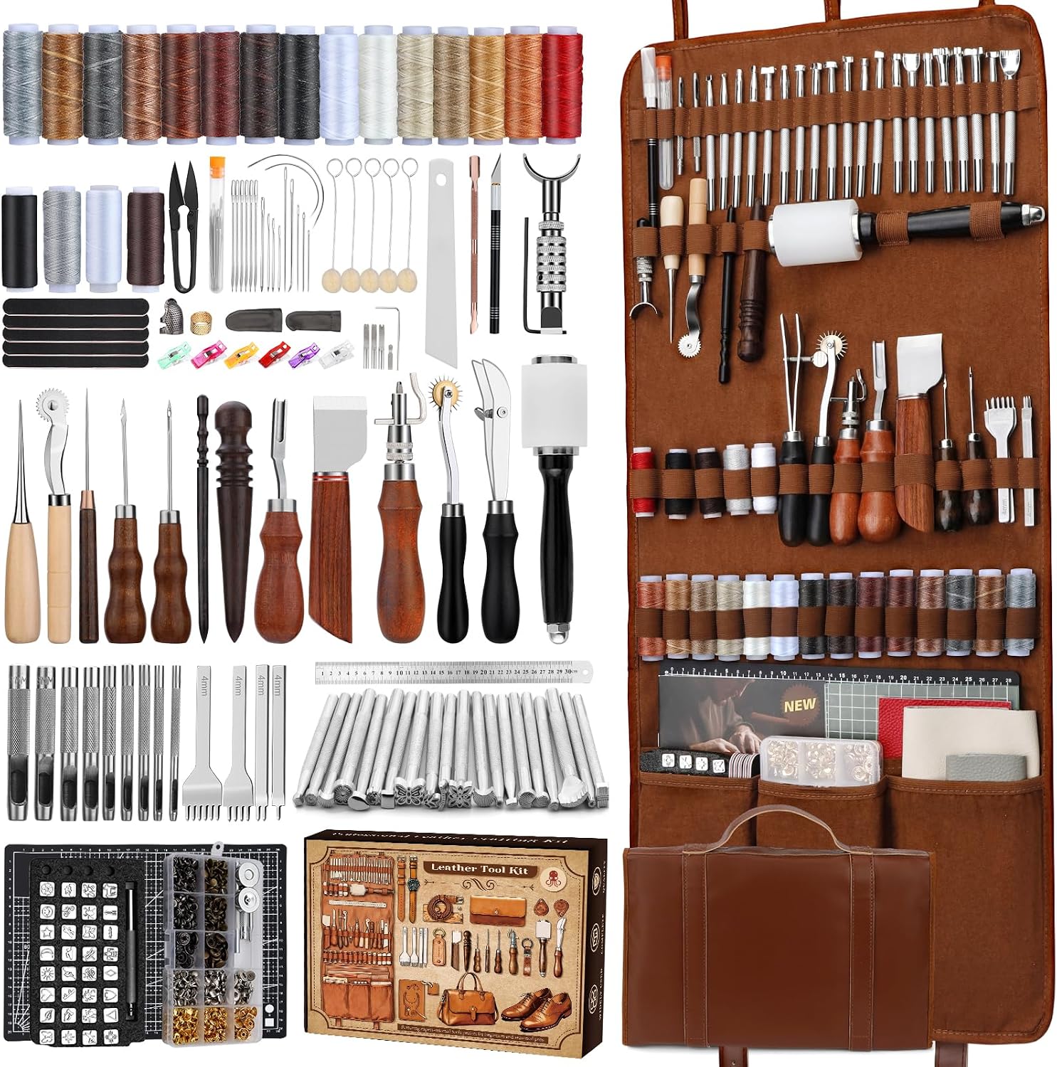 Leather Working Kit, Leather W - đánh giá và giá Tool Bag
