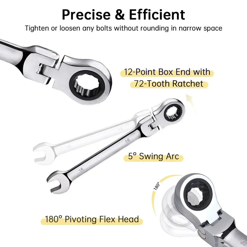 6Mm 8Mm 9Mm 10Mm 11Mm 12Mm Rev - đánh giá và giá Wrench Set