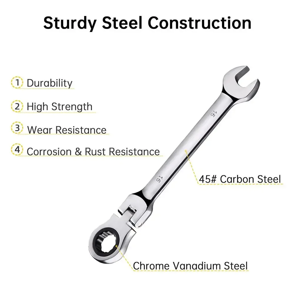 6Mm 8Mm 9Mm 10Mm 11Mm 12Mm Rev - đánh giá và giá Wrench Set